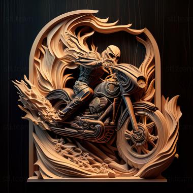 3D model st ghost rider (STL)